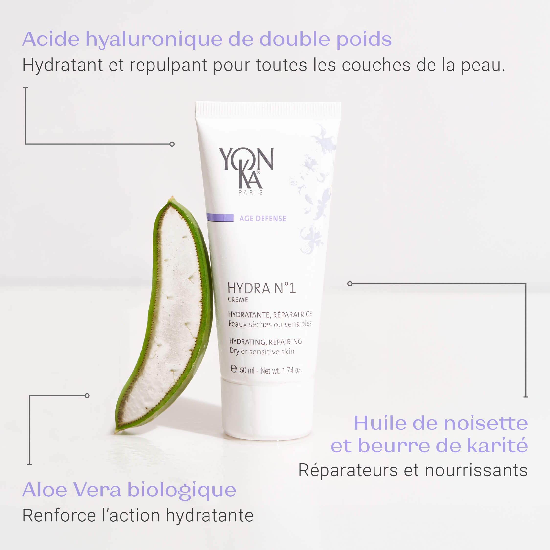 Hydra n°1 Crème - Face hydrating cream