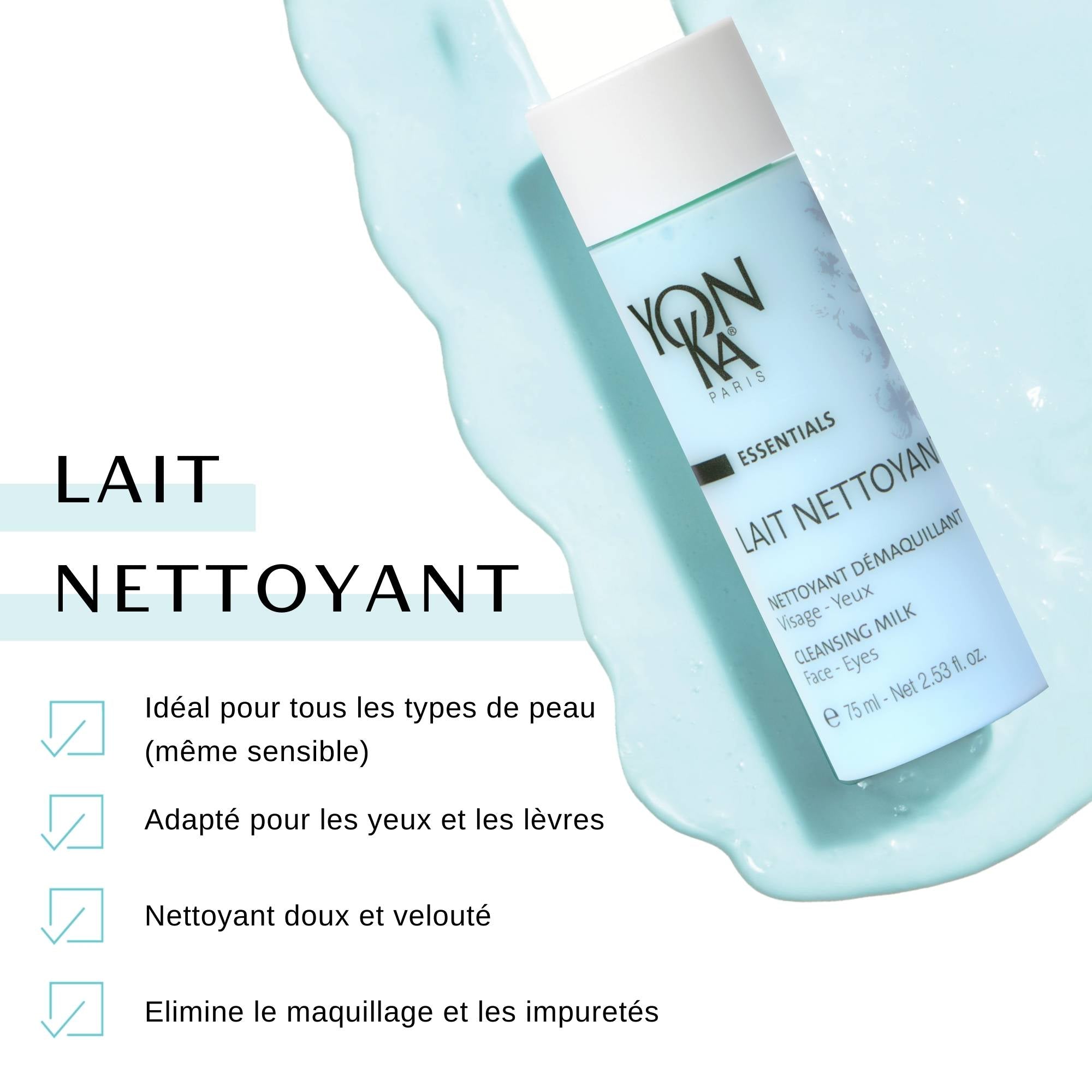 Lait Nettoyant Format Voyage